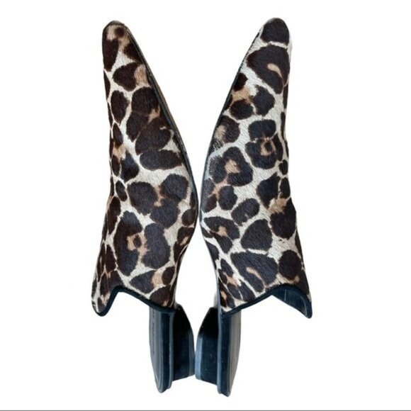 REBECCA MINKOFF Leopard Mule Slides Size 8 - Picture 4 of 11